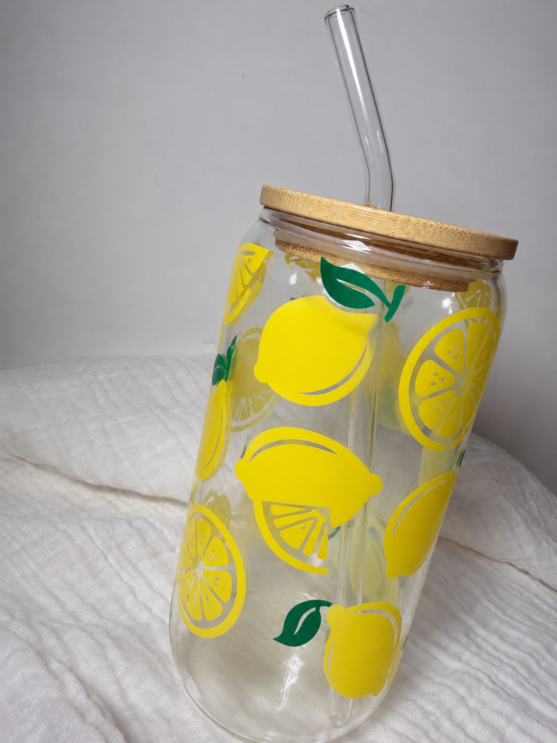 Verre avec paille "Summer"