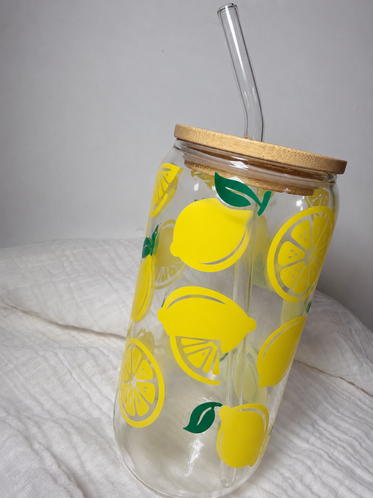 Verre avec paille "Summer"