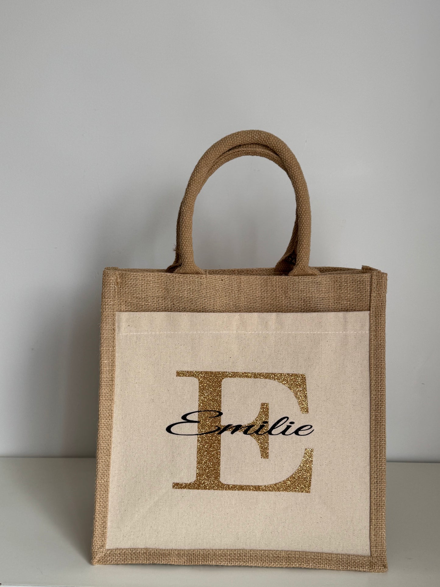 Petit Sac Cabas en jute