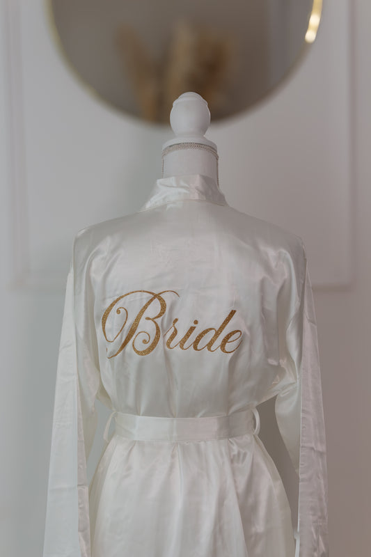 Peignoir "Bride" Plume + Nuisette
