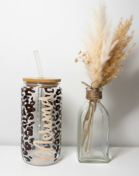 Verre avec paille