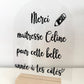Plaque personnalisée