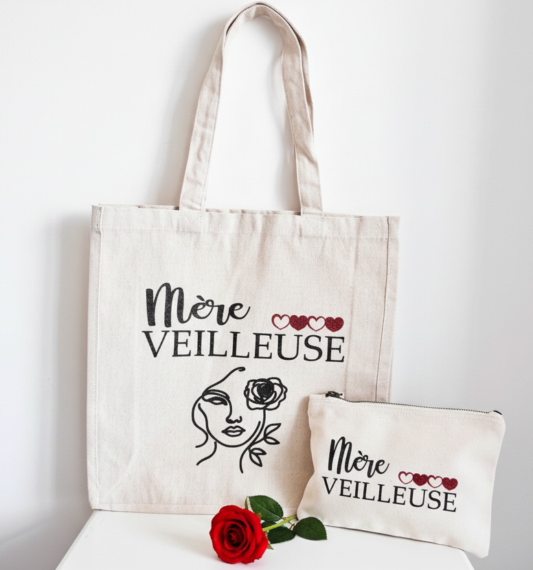 Tote Bag & pochette Mère-Veilleuse