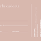 Carte cadeau