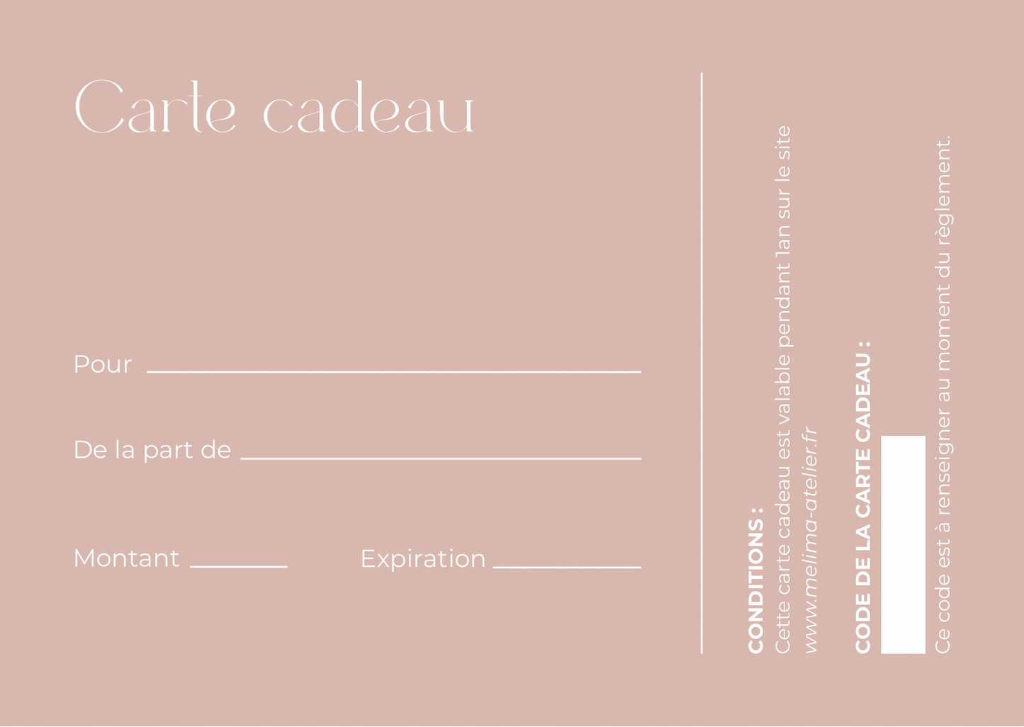 Carte cadeau