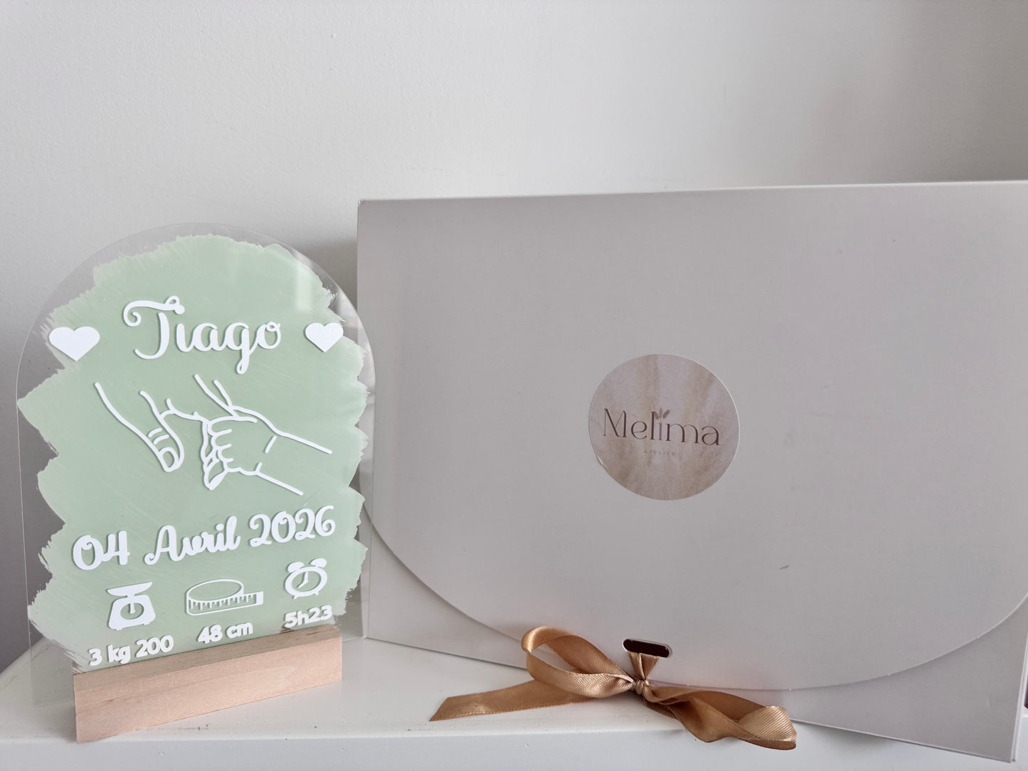 Panneau de naissance personnalisé