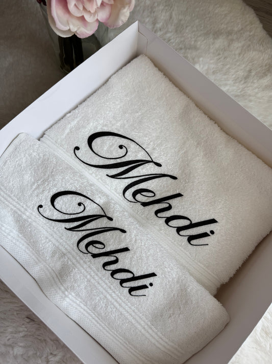 Coffret serviettes de bain