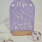 Panneau de naissance personnalisé