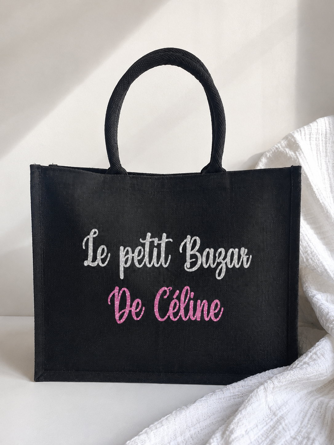 Sac cabas en jute